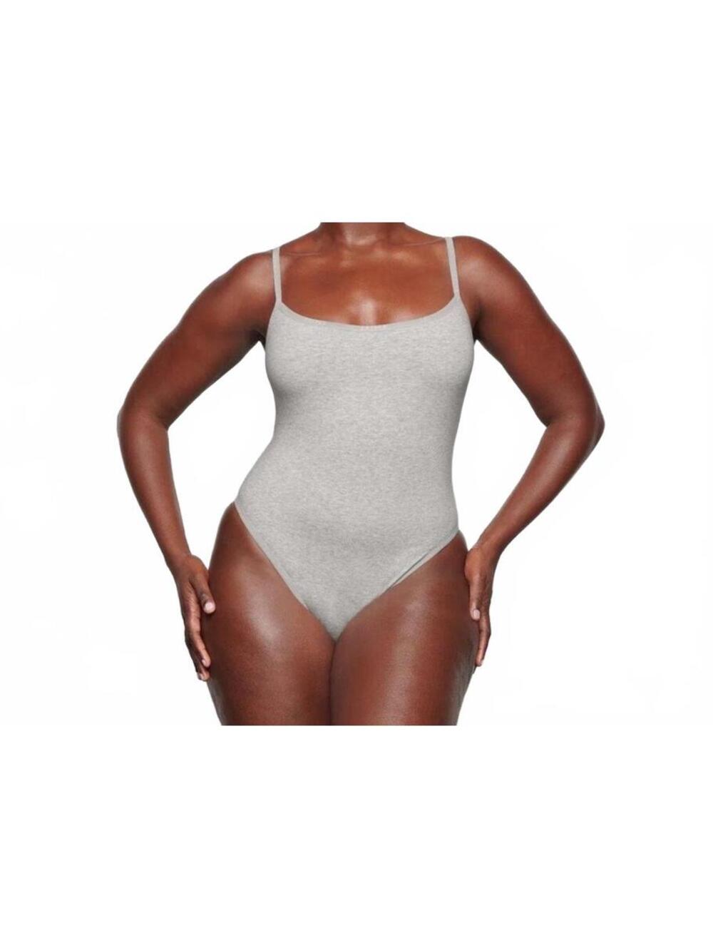 Skims Cotton Jersey Cami Bodysuit